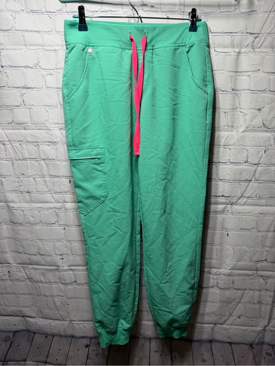 Figs Pants - Figs Womens Uman High-Rise Jogger Scrub Pant Green Blue Sz S Nurse Medical
